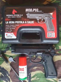 Defence System M92 Type Blank Fire a Salve Double Action 8mm. P.A.K. by Defence System